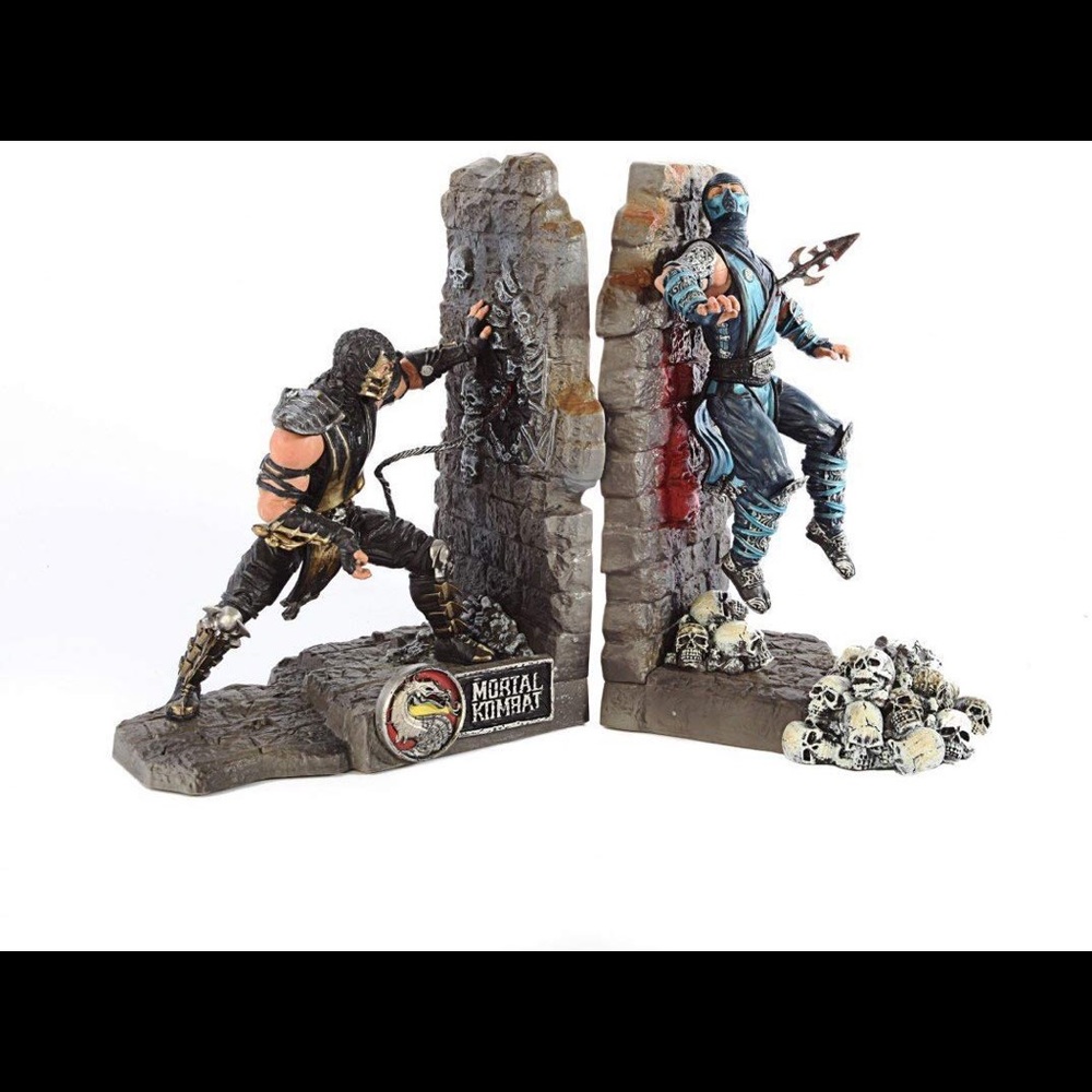 Mortal Kombat book ends